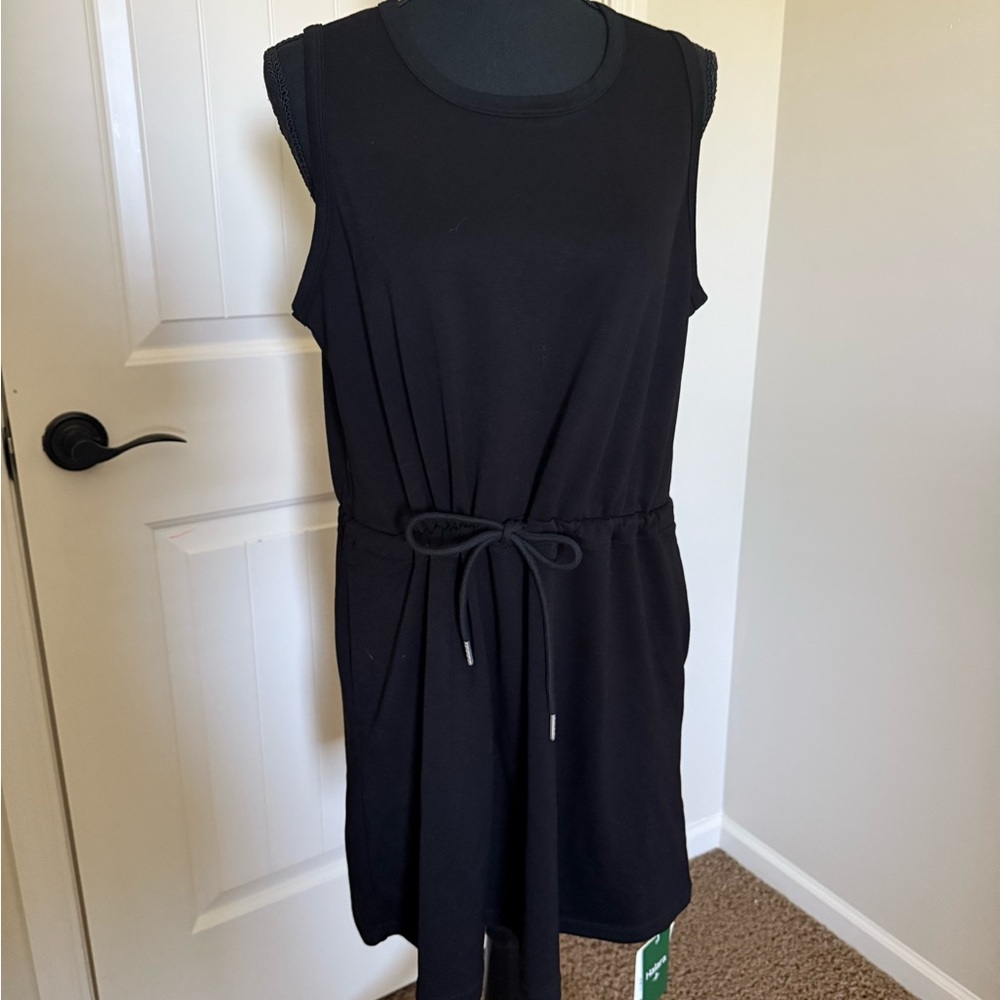 HALARA Black Sleeveless Mini Dress
